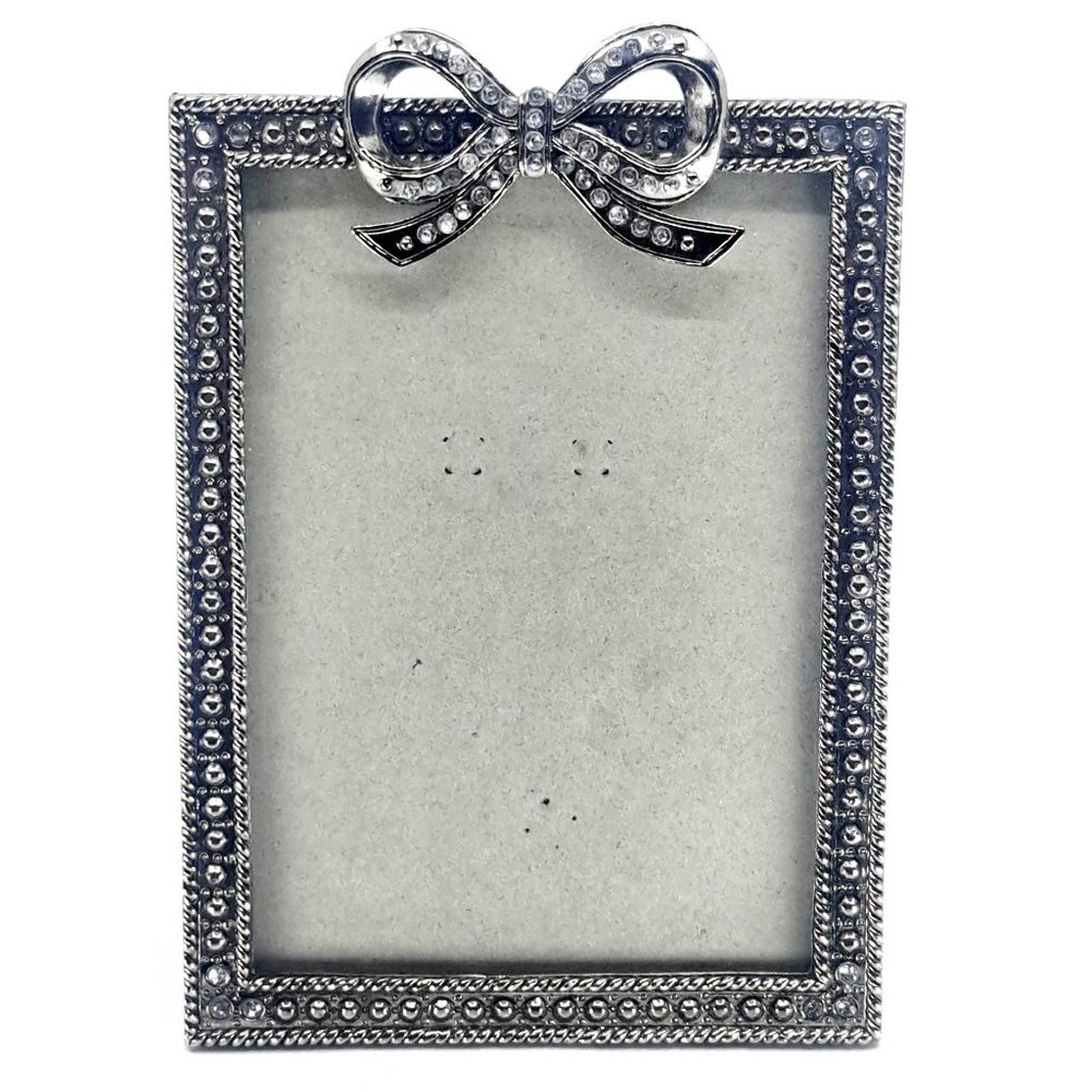 Vintage Silver Bow Tie Frame